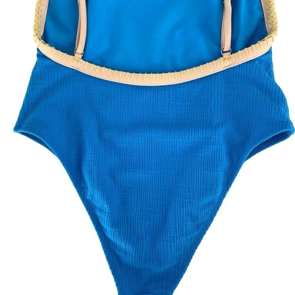 ELLEJAY Natalia Women's Blue One Piece Swimsuit Size Small - Picture 4 of 14